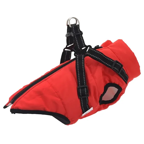 Manteau pour chiens avec harnais imperméable réfléchissant L40