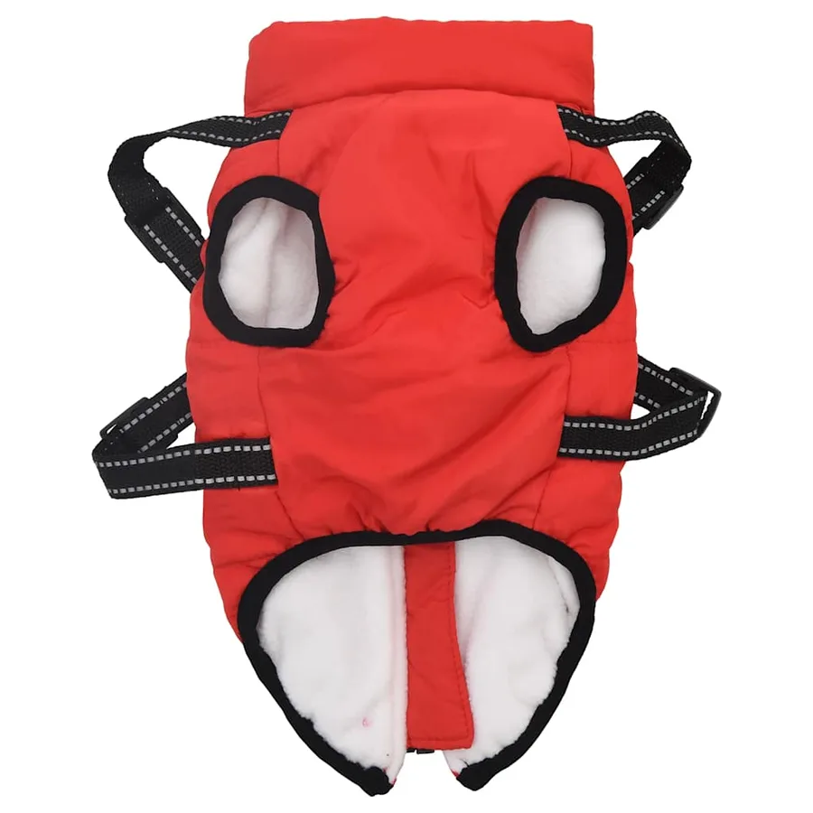 Manteau pour chiens avec harnais imperméable réfléchissant L40 - 5