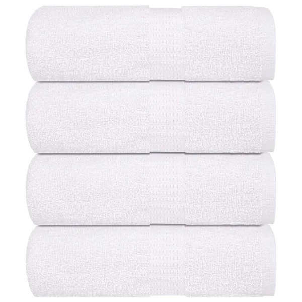 Serviettes d'invité FROGN 4 pcs blanc 30x50 cm 360 g/m²