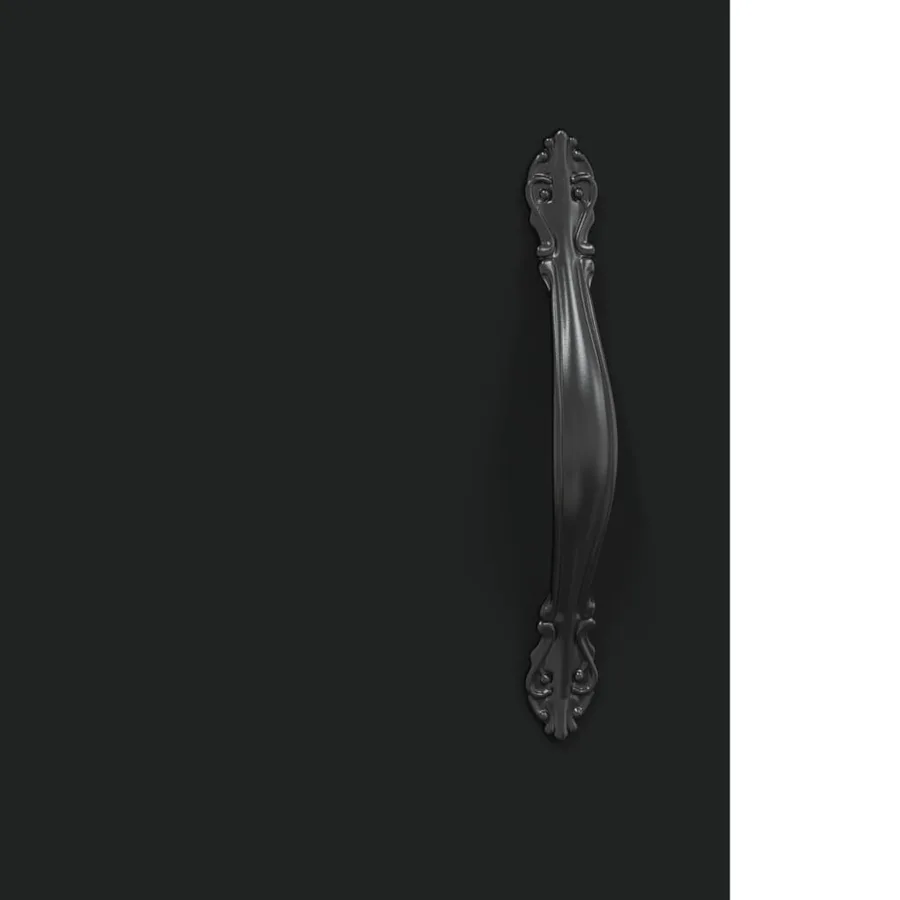 Buffet haut Noir 69,5x34x180 cm Bois d'ingénierie - 11