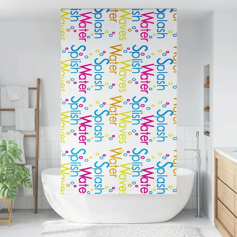 Store enrouleur de douche 140x240 cm largeur du tissu 136 cm - 2
