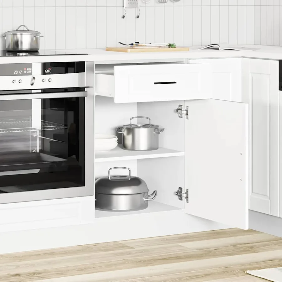 Armoire de cuisine Porto blanc bois d'ingénierie - 3