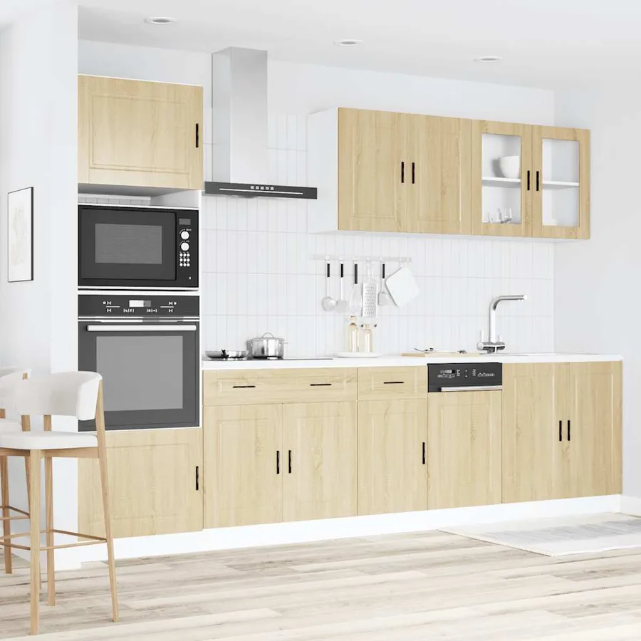 Ensemble de 7 meubles de cuisine "Porto" en chêne Sonoma - 3