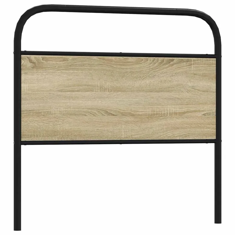 Tête de lit de remplacement chêne sonoma 90 cm acier et bois d'ingénierie