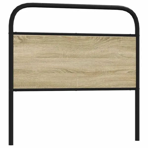 Tête de lit de remplacement chêne sonoma 90 cm acier et bois d'ingénierie