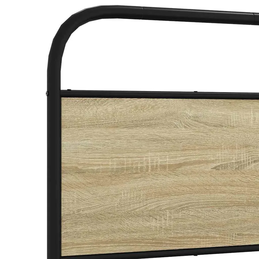 Tête de lit de remplacement chêne sonoma 75 cm acier et bois d'ingénierie - 8