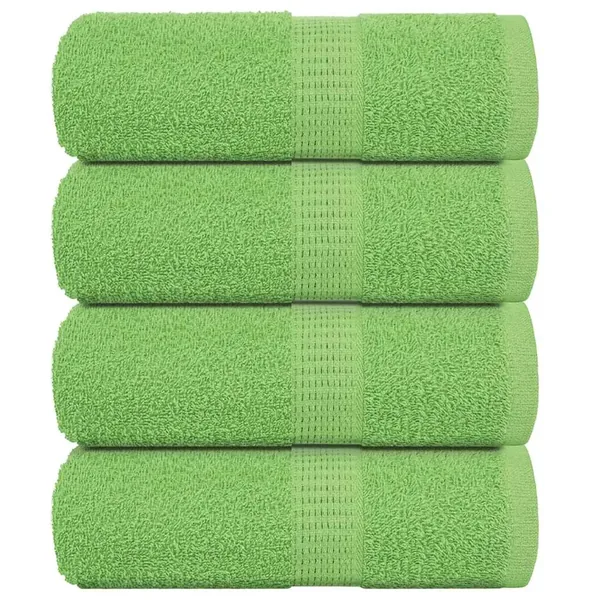 Serviettes d'invité FROGN 4pcs vert pomme 30x50cm 360 g/m²