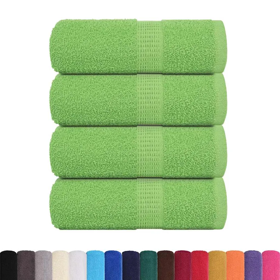 Serviettes d'invité FROGN 4pcs vert pomme 30x50cm 360 g/m² - 2