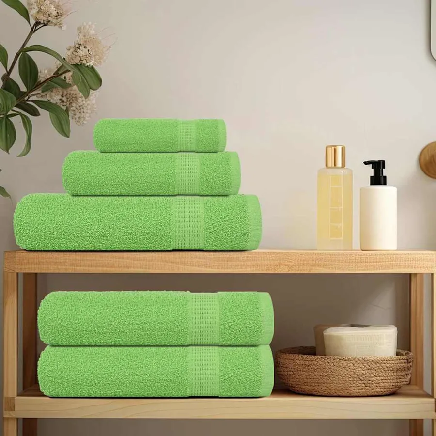 Serviettes d'invité FROGN 4pcs vert pomme 30x50cm 360 g/m² - 3