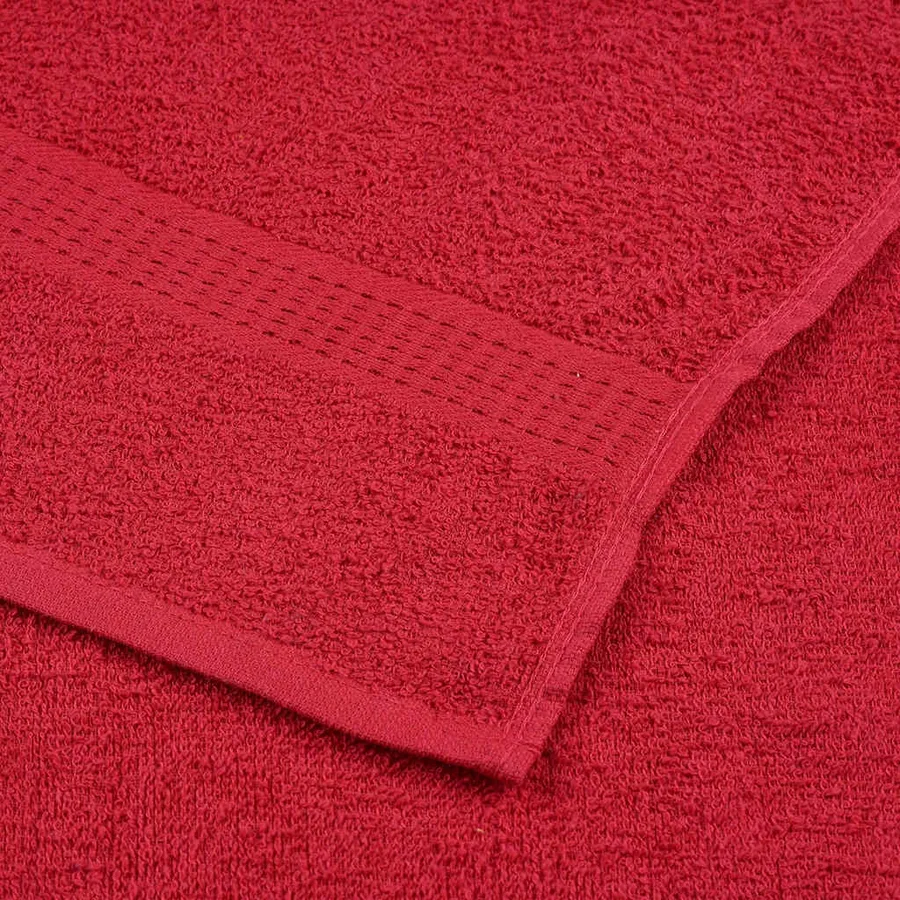 Serviettes d'invité FROGN 2 pcs rouge 30x50 cm 360 g/m² - 6