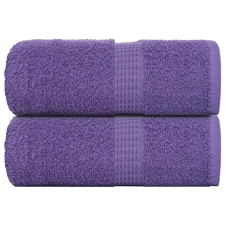 Serviettes de visage FROGN 2 pcs violet 30x30 cm 360 g/m²