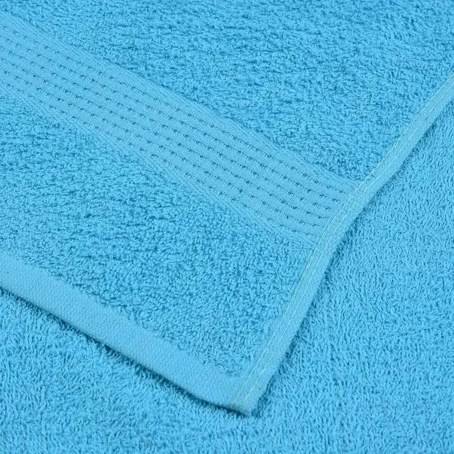 Serviettes de toilette FROGN 2 pièces Turquoise 30x30 cm 360 g/m² - 6