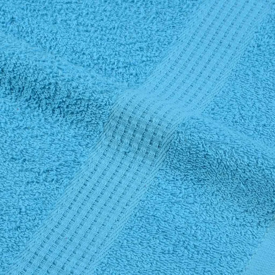 Serviettes de toilette FROGN 2 pièces Turquoise 30x30 cm 360 g/m² - 7