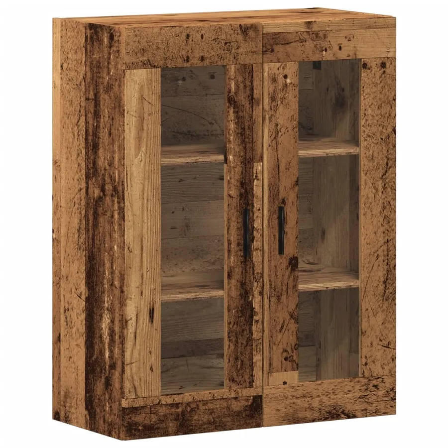 Armoire murale vieux bois 69,5x34x90 cm - 2
