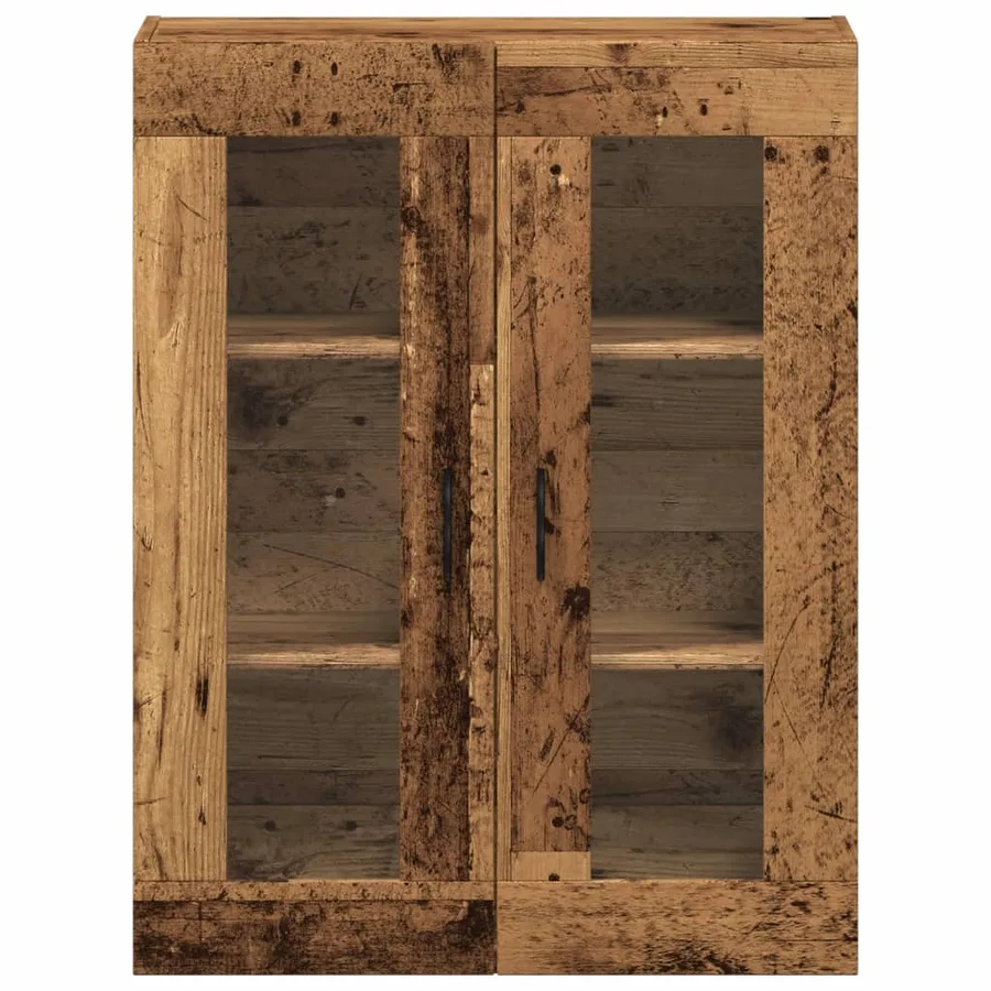 Armoire murale vieux bois 69,5x34x90 cm - 4