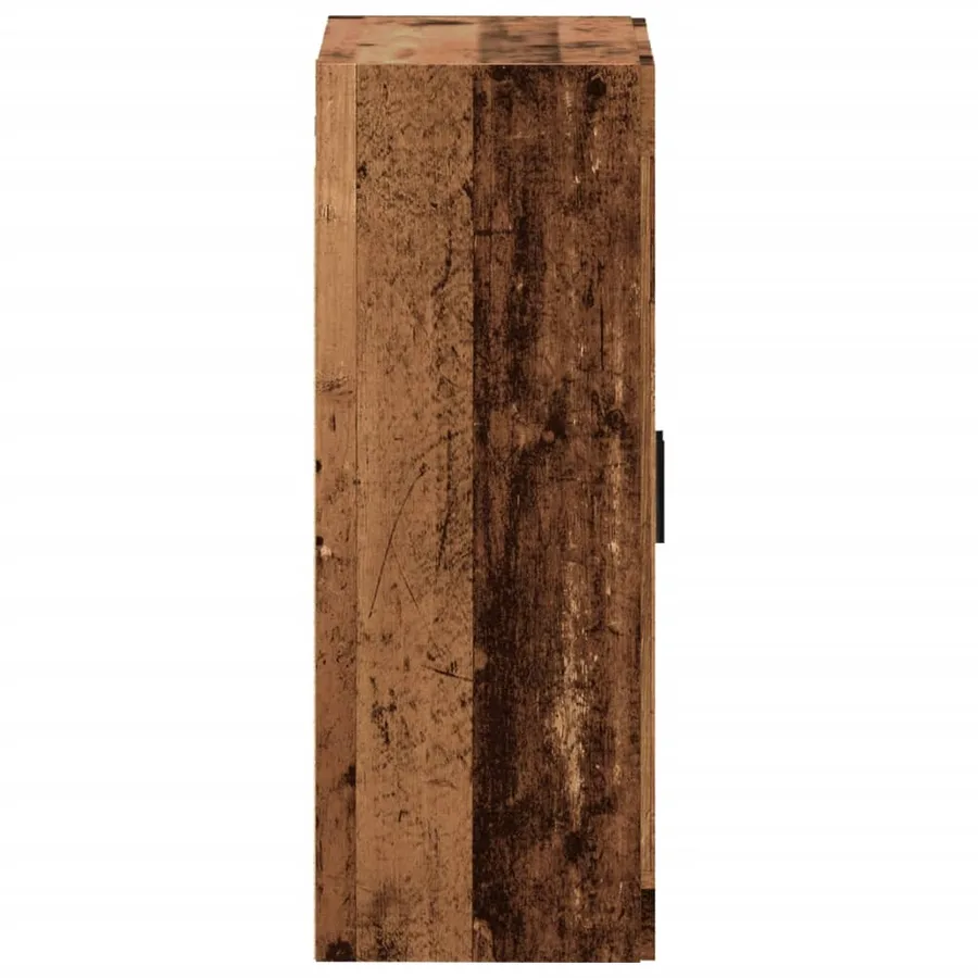 Armoire murale vieux bois 69,5x34x90 cm - 6