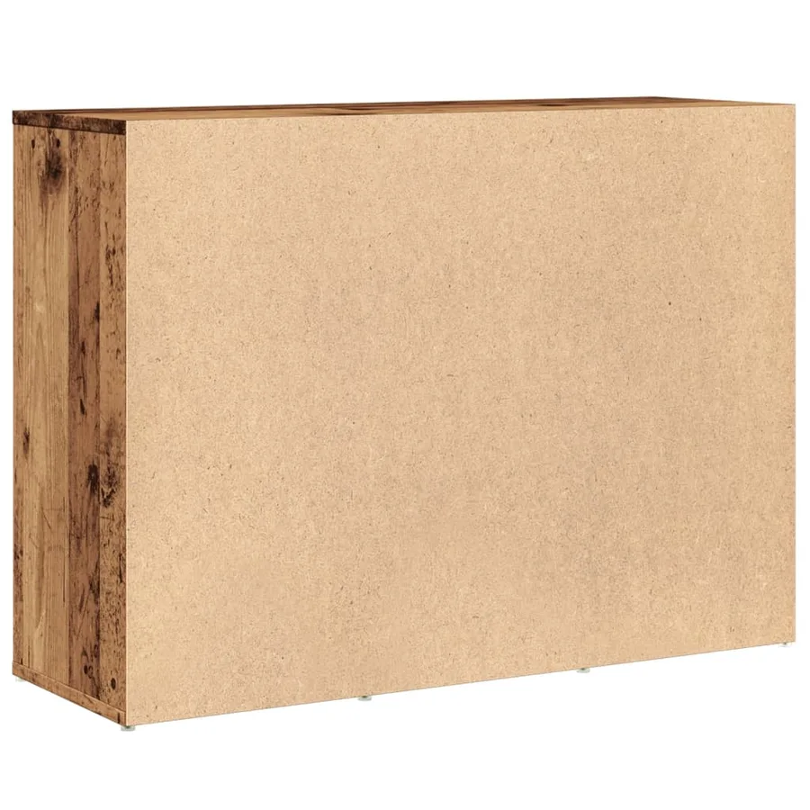 Buffet vieux bois 88x30x64 cm bois d'ingénierie - 6