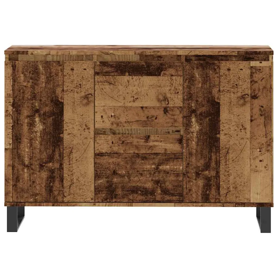 Buffet vieux bois 101,5x35x70 cm bois d’ingénierie - 4
