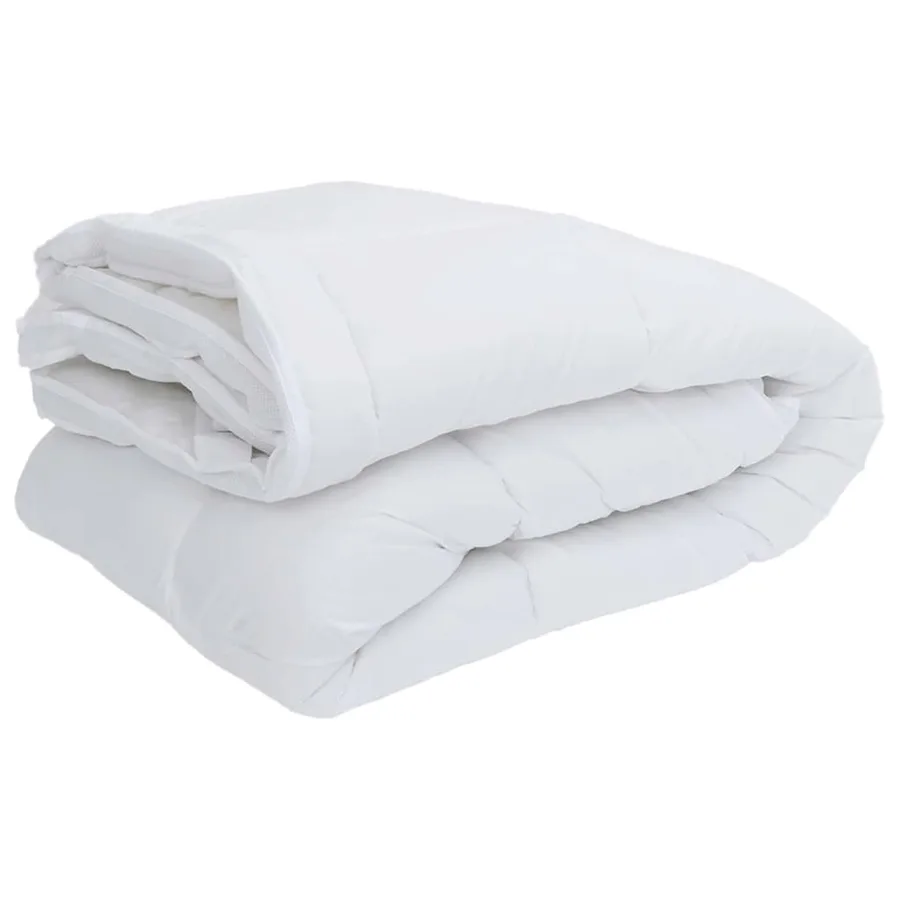 Protège-matelas blanc 160x200 cm - 2