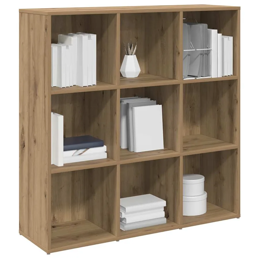 Armoire à livres chêne artisanal 98x29x97,5 cm - 4