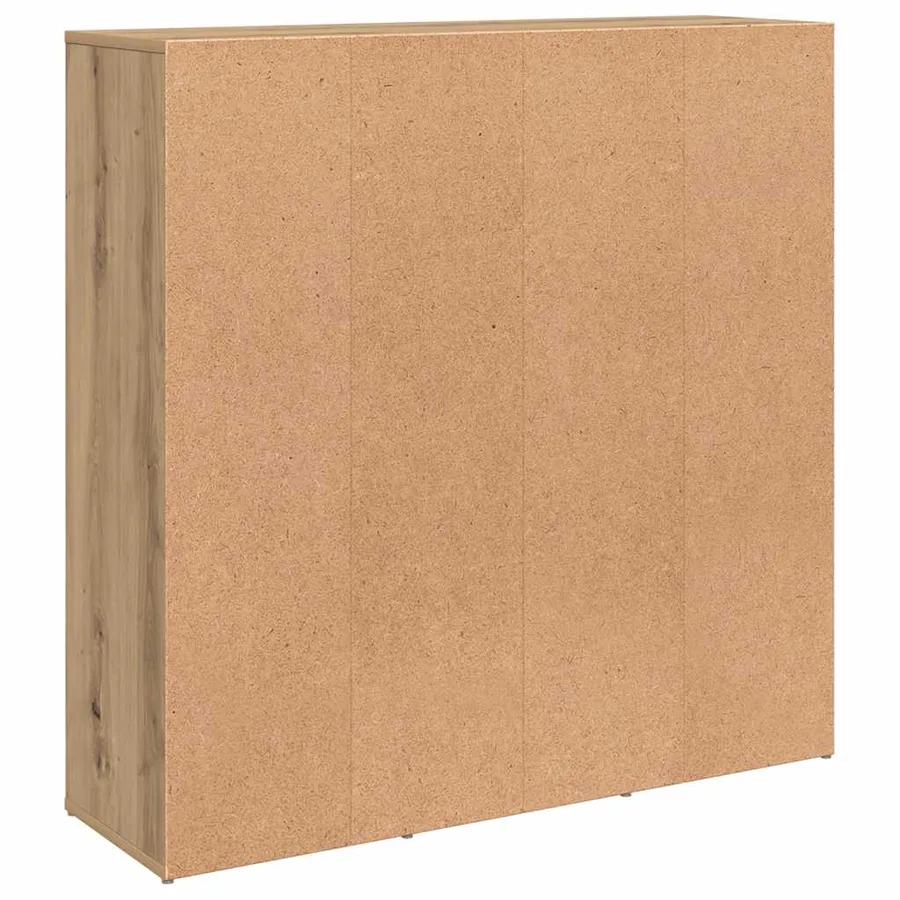 Armoire à livres chêne artisanal 98x29x97,5 cm - 7