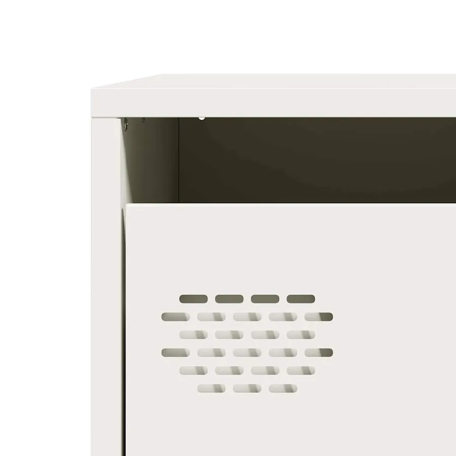 Buffet blanc 68x39x73,5 cm acier laminé à froid - 10