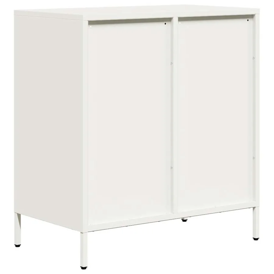 Buffet blanc 68x39x73,5 cm acier laminé à froid - 7