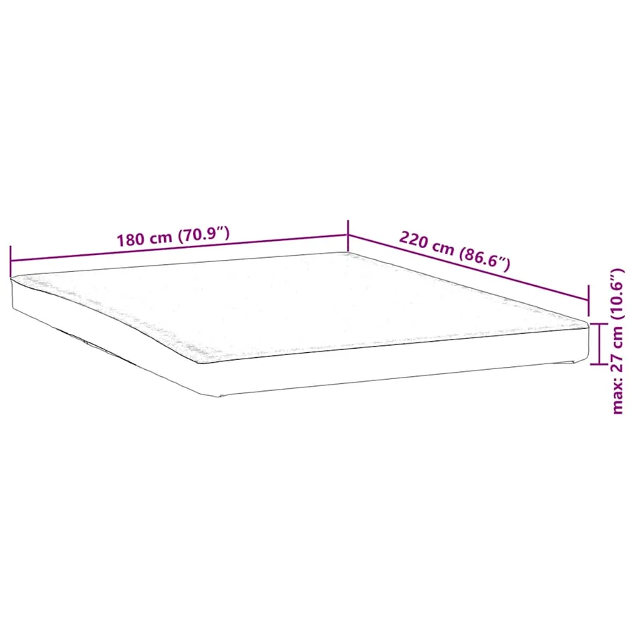 Protège-matelas blanc 180x220 cm imperméable - 7
