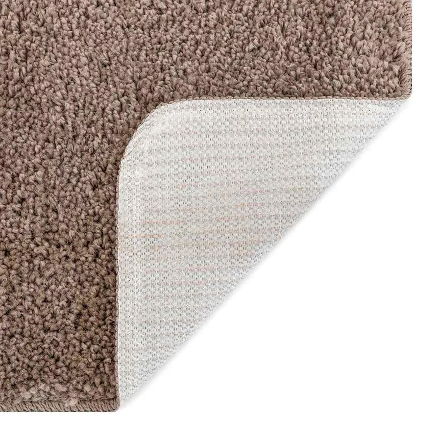 Tapis Shaggy Anti-dérapant Marron 80 x 150 cm PP - 4