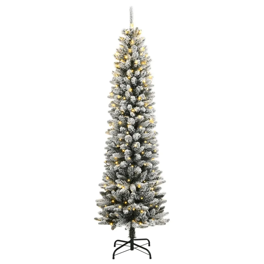 Sapin de Noël artificiel 300 LED et neige floquée 210 cm - 2