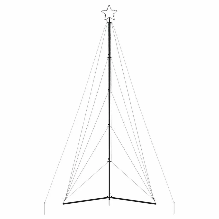 Sapin de Noël à LED 615 LED blanc chaud 404,5 cm - 5