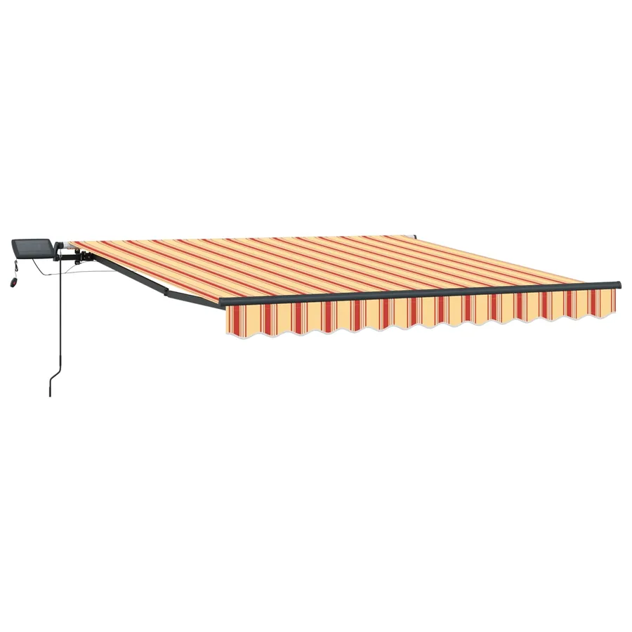 Auvent rétractable Jaune et Orange 350 x 250 cm - 2