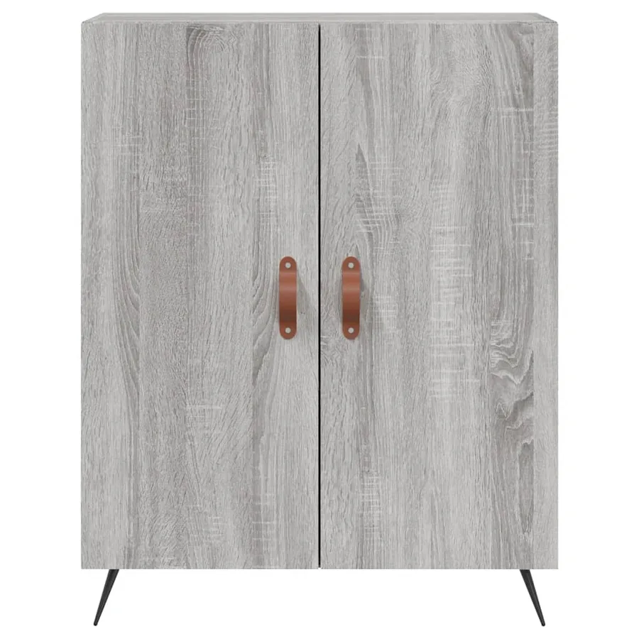 Buffet haut Sonoma gris 69,5x34x180 cm Bois d'ingénierie - 8