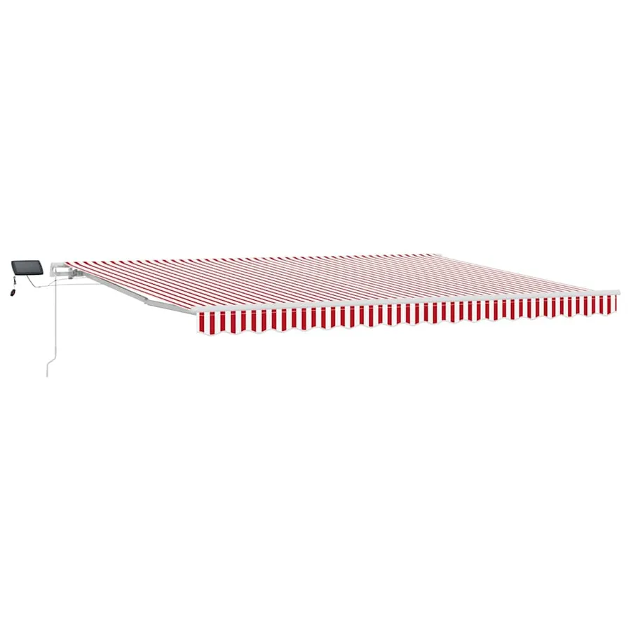 Auvent rétractable Rouge et Blanc 450 × 350 cm - 2