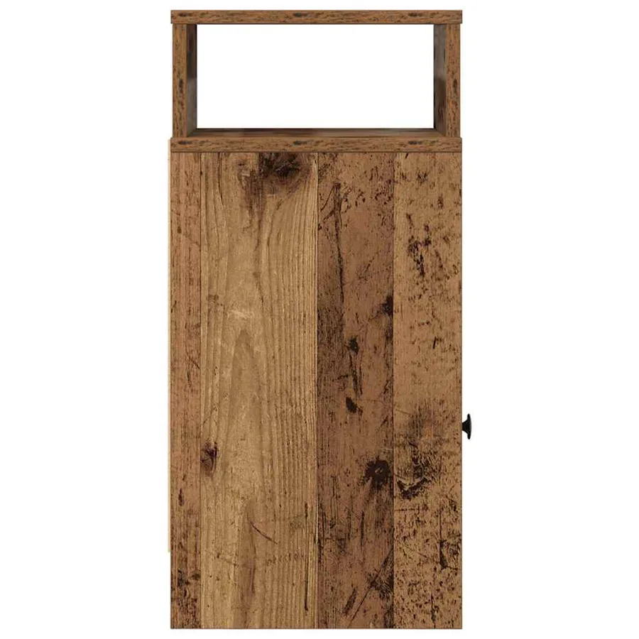 Tables de chevet 2 pcs avec tiroir bois ancien 25 x 31 x 66 cm - 7
