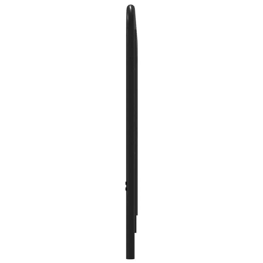 Tête de lit de remplacement chêne marron 180 cm acier et bois d'ingénierie - 4