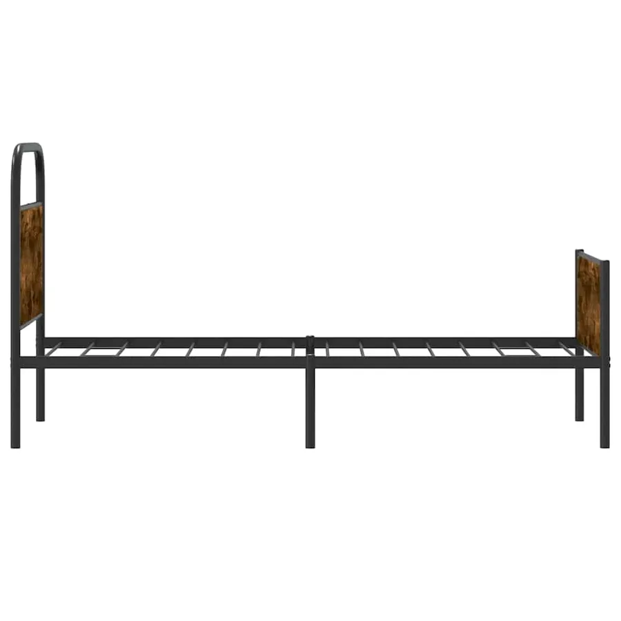 Cadre de lit sans matelas 80x200cm chêne sonoma bois ingénierie - 6