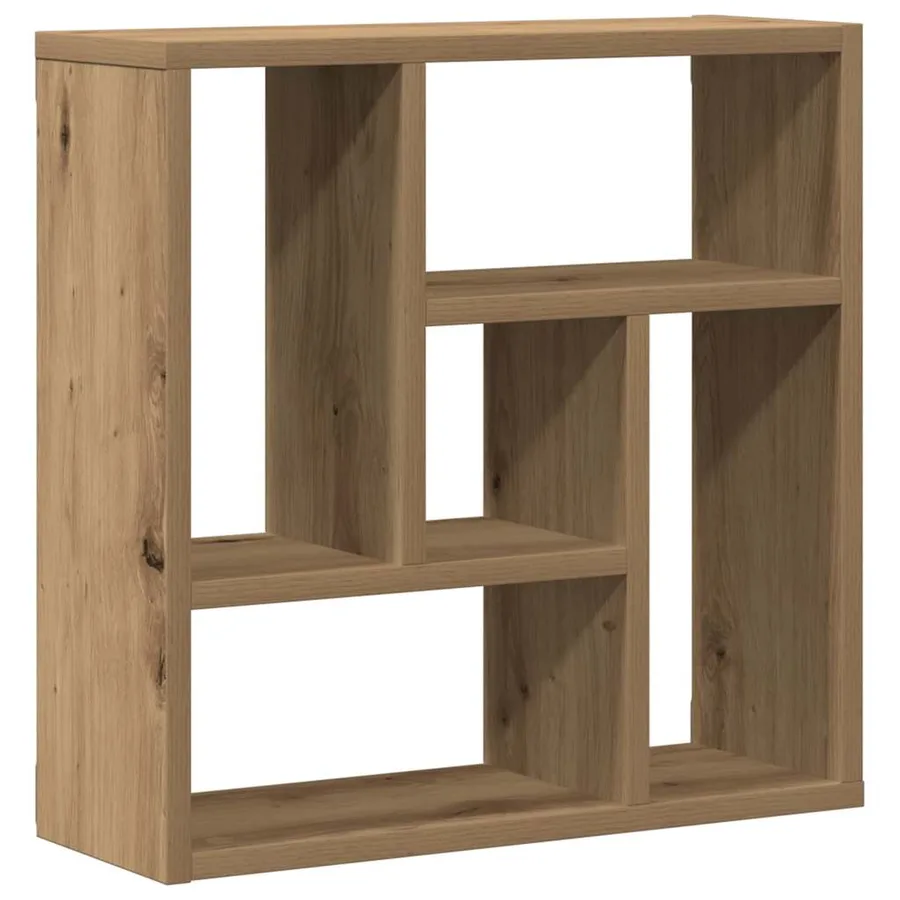 Étagère murale chêne artisanal 45x16x45 cm bois d'ingénierie - 2