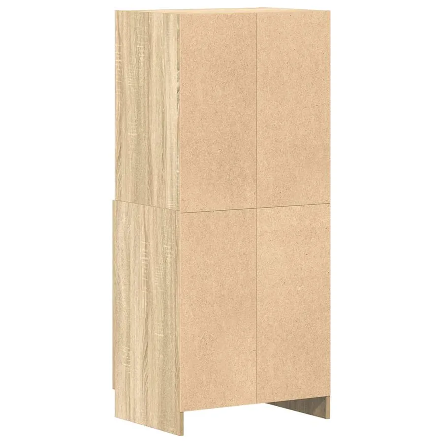 Armoire de cuisine chêne sonoma 57x41,5x131,5cm bois ingénierie - 7