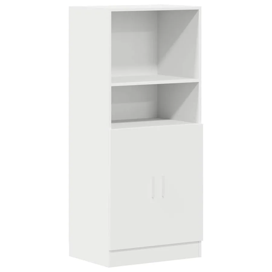 Armoire de cuisine blanc 57x41,5x131,5 cm bois d'ingénierie - 2