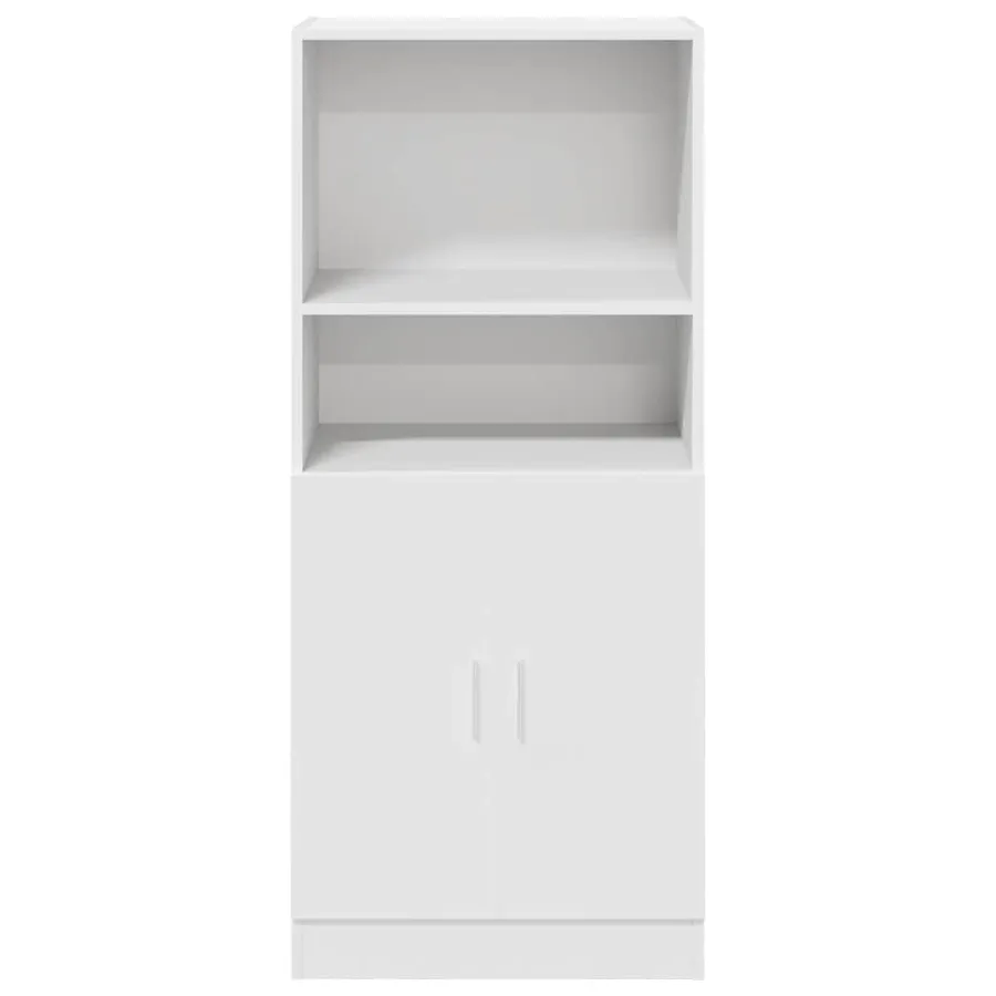 Armoire de cuisine blanc 57x41,5x131,5 cm bois d'ingénierie - 4