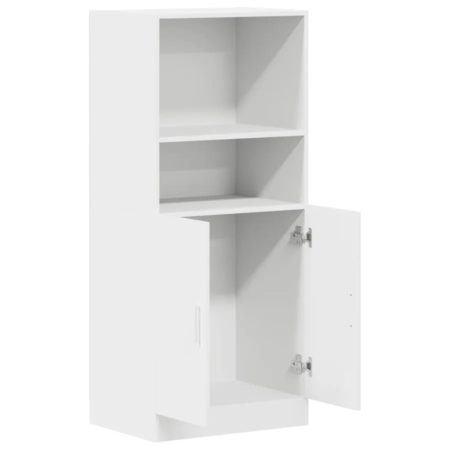 Armoire de cuisine blanc 57x41,5x131,5 cm bois d'ingénierie - 5