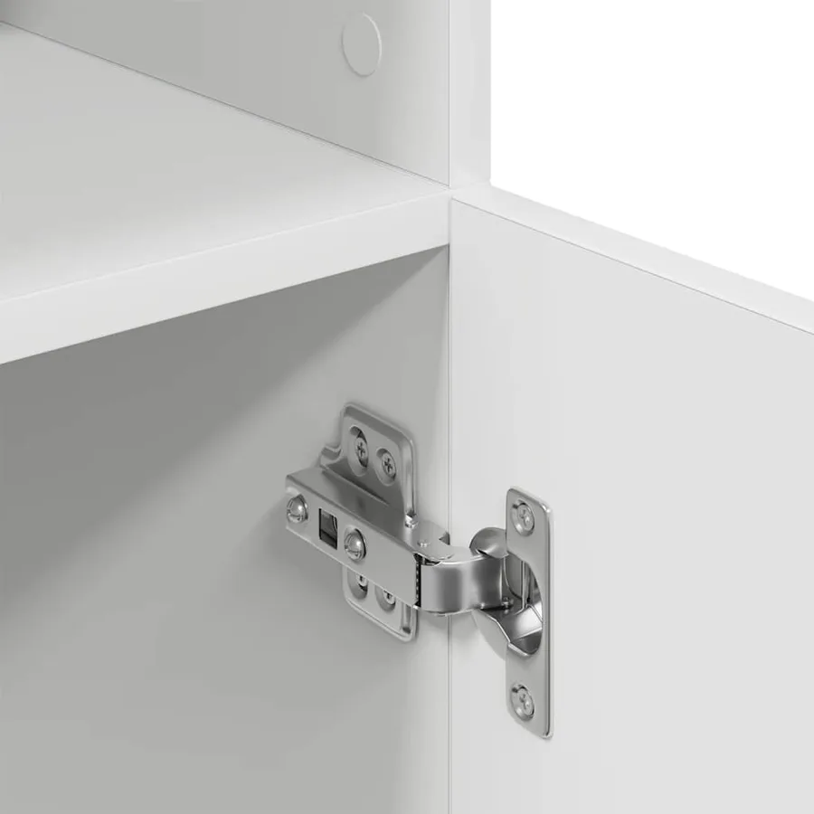 Armoire de cuisine blanc 57x41,5x131,5 cm bois d'ingénierie - 8
