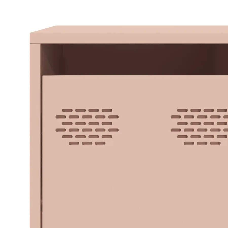 Buffet rose 135x39x73,5 cm acier laminé à froid - 10