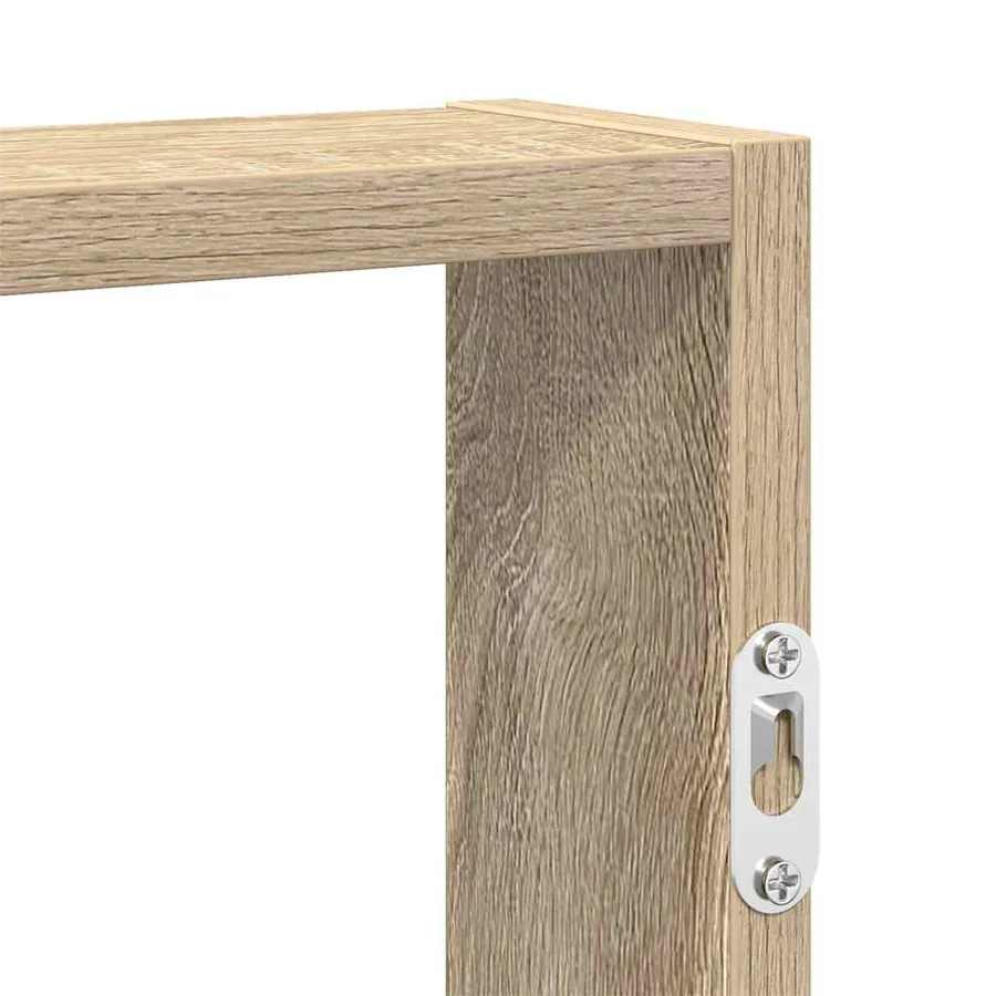 Étagère murale chêne sonoma 43x9x60 cm bois d'ingénierie - 7