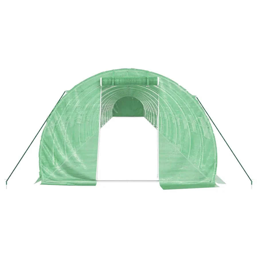 Serre avec cadre en acier vert 66 m² 22x3x2 m - 4