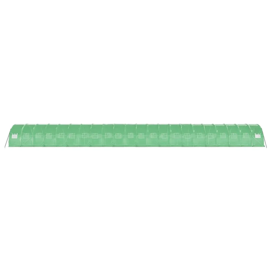 Serre avec cadre en acier vert 66 m² 22x3x2 m - 5