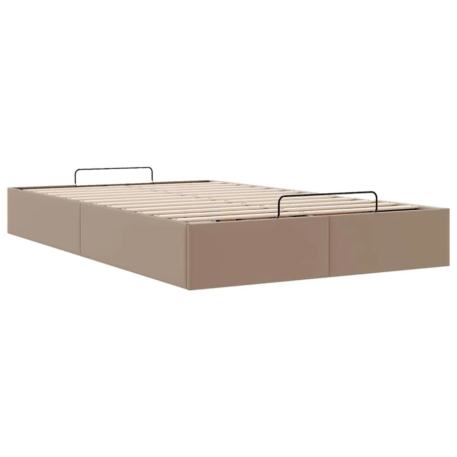 Cadre de lit ottoman sans matelas cappuccino 120x190 cm - 6