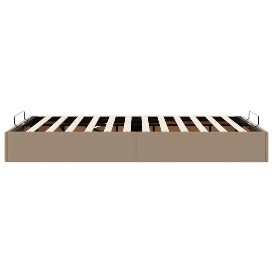 Cadre de lit ottoman sans matelas cappuccino 120x190 cm - 8