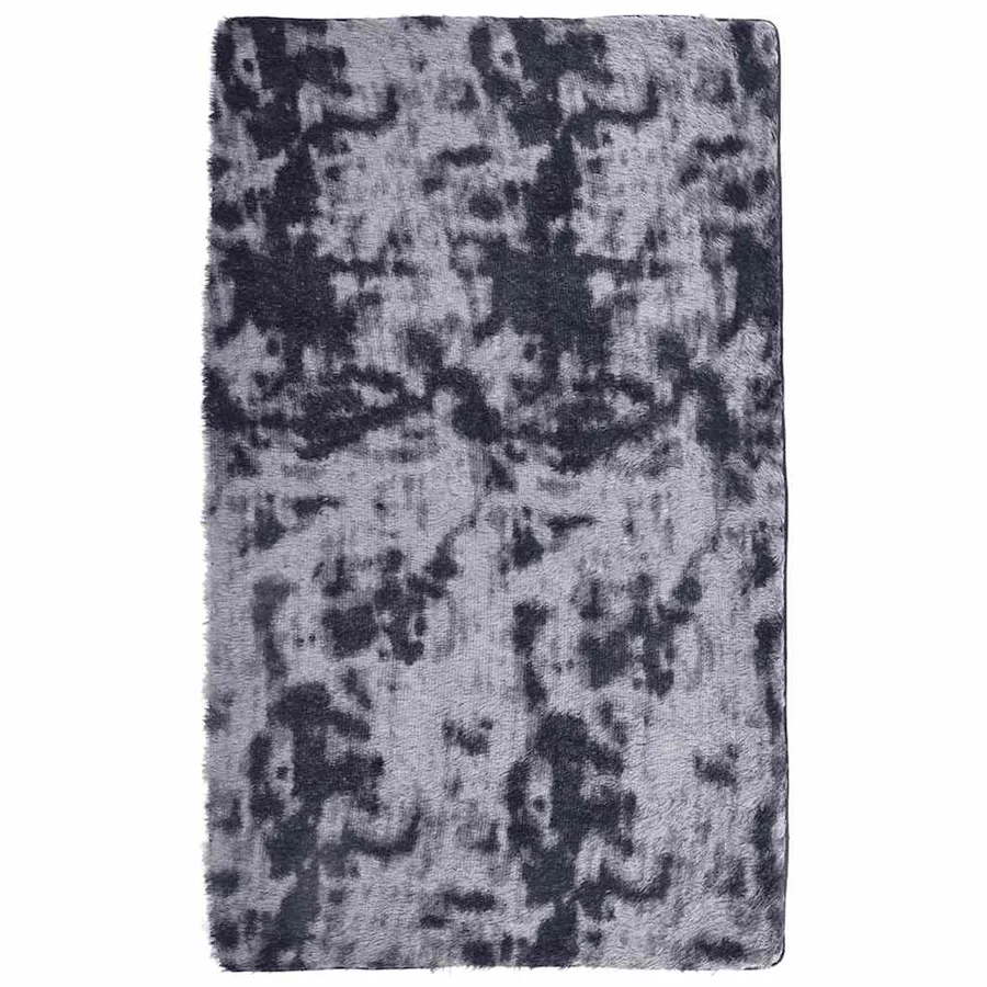 Tapis Shaggy à poils longs NAVARRA gris foncé 80x150 cm - 2